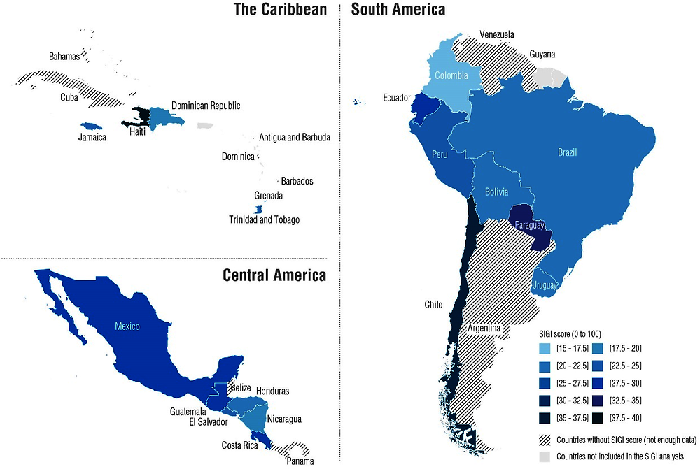 The Social Institutions And Gender Index In The Latin America And The Caribbean Region Sigi 4089