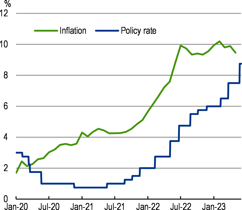 Figure 1. Inflation is persistent