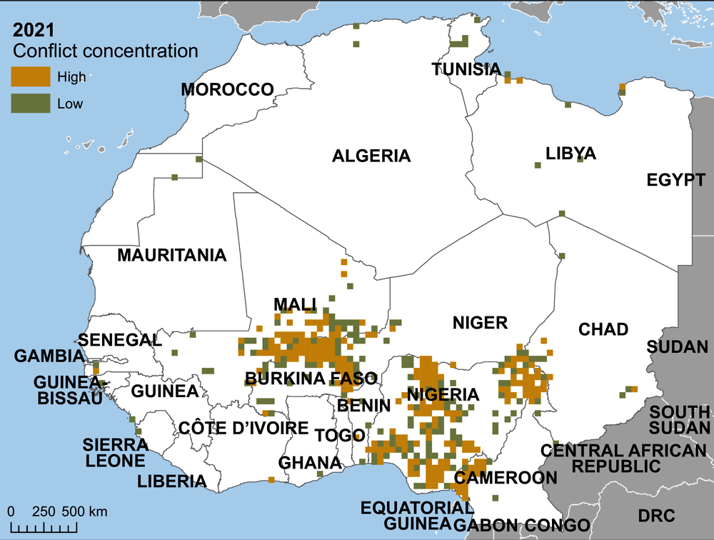 4 The Changing Geography Of Conflict In North And West Africa